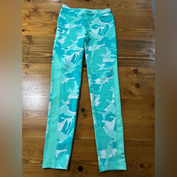 Under Armour Kids' Pink and Aqua Joggers Set - Picture 5 of 8